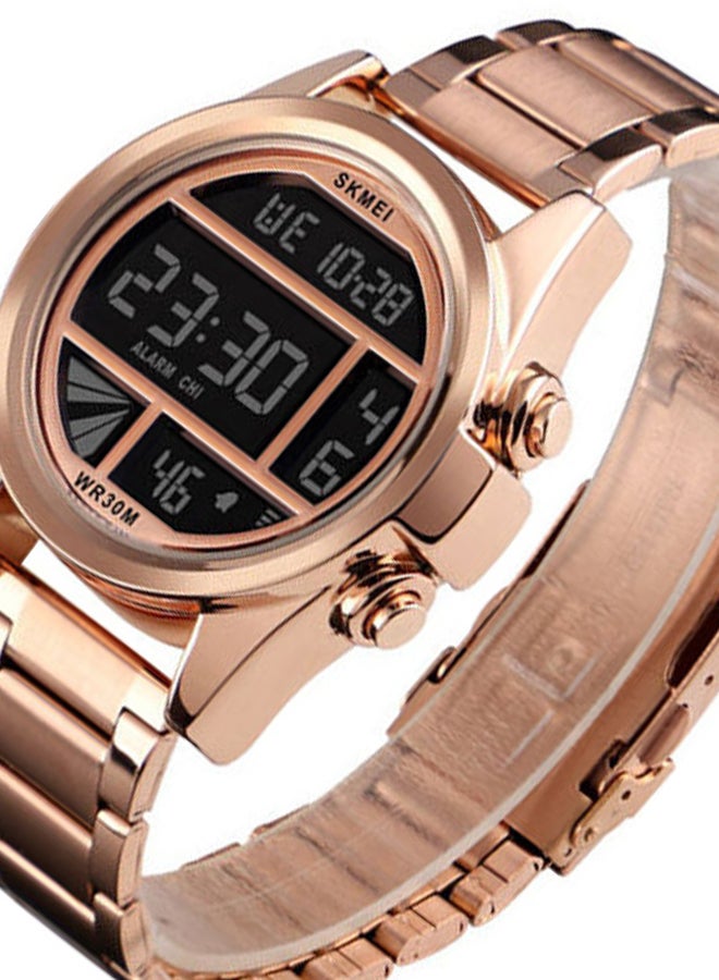 Men's Stainless Steel Digital Watch 1448 - Image 2